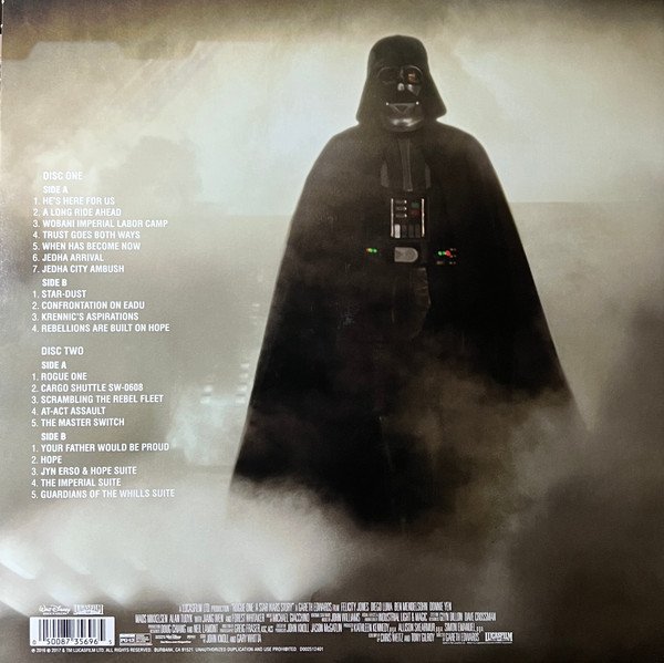 Michael Giacchino - Rogue One (A Star Wars Story) (2LP) [Vinyl] | Walt Disney Records (D002512401) - 2