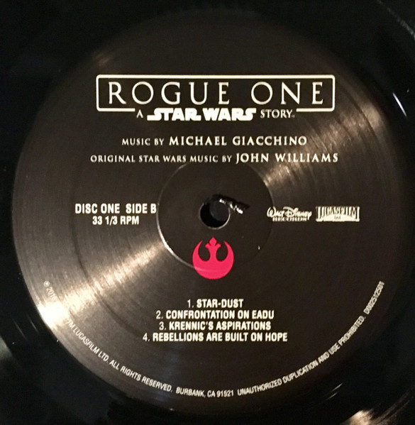 Michael Giacchino - Rogue One (A Star Wars Story) (2LP) [Vinyl] | Walt Disney Records (D002512401) - 4