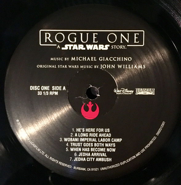Michael Giacchino - Rogue One (A Star Wars Story) (2LP) [Vinyl] | Walt Disney Records (D002512401) - 3