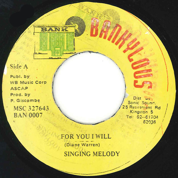 Singing Melody - For You I Will | Bankylous (BAN 0007)