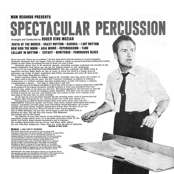 Roger Mozian - Spectacular Percussion | MGM Records (SE3845) - 2
