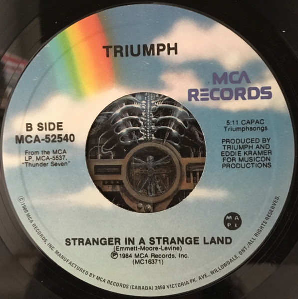 Triumph - Follow Your Heart (7") [Vinyl] | MCA Records (MCA-52540) - 4