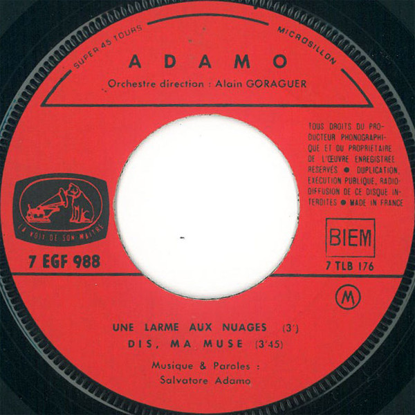 Adamo - Le Néon | La Voix De Son Maître (EGF 988) - 4