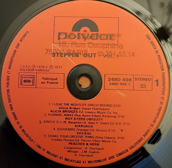 Various - Steppin' Out - Disco's Greatest Hits | Polydor (2480 498) - 3