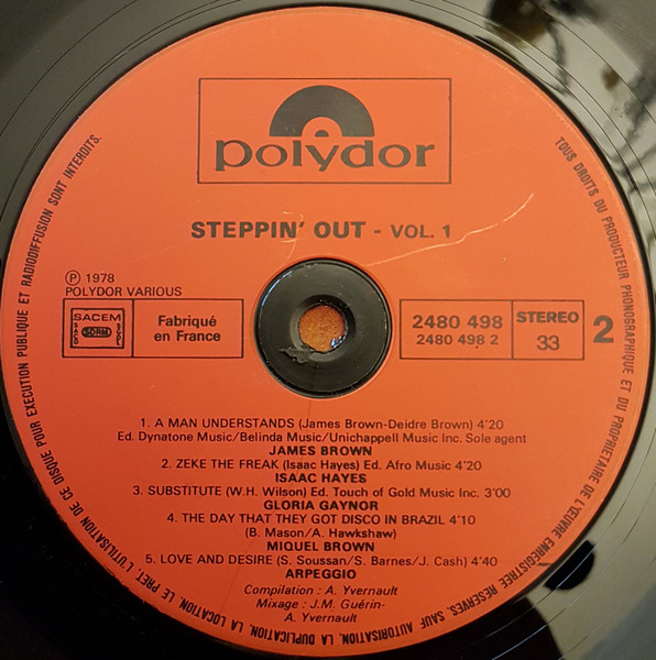 Various - Steppin' Out - Disco's Greatest Hits | Polydor (2480 498) - 4