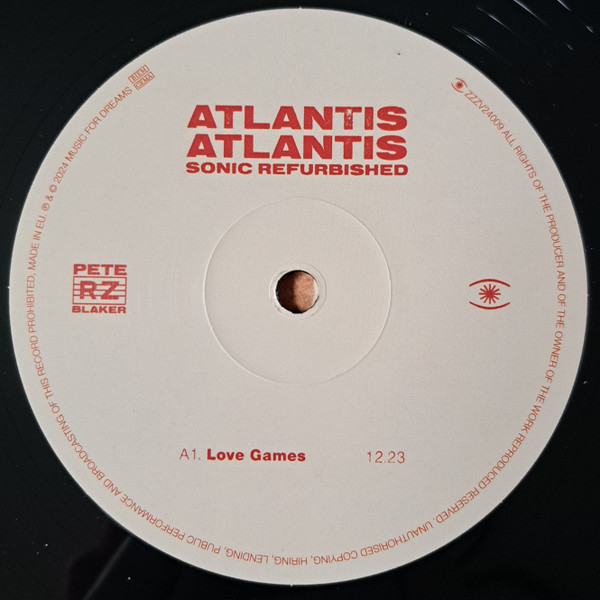 Rheinzand & Pete Blaker - Atlantis Atlantis (Sonic Refurbished) | Music For Dreams (ZZZV24009) - 3 Rheinzand & Pete Blaker - Atlantis Atlantis (Sonic Refurbished) | Music For Dreams (ZZZV24009) - 3