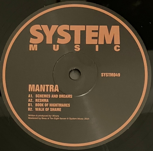 Mantra - Schemes And Dreams | System Music (SYSTM049) - main