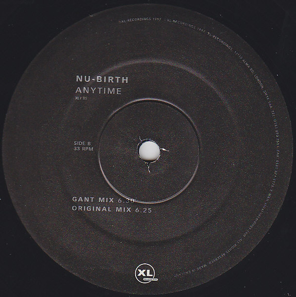 Nu-Birth - Anytime | XL Recordings (XLT 85) - 3