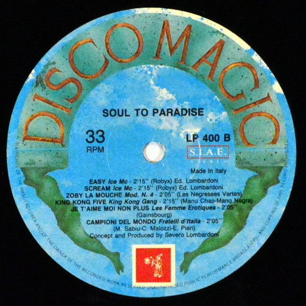 Various - Soul To Paradise | Discomagic Records (LP 400) - 4 Various - Soul To Paradise | Discomagic Records (LP 400) - 4
