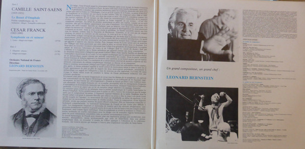 César Franck , Camille Saint-Saëns , Orchestre National De France , Leonard Bernstein - Symphonie En Ré Mineur - Le Rouet D'Omphale | Deutsche Grammophon (2532 050) - 3 César Franck , Camille Saint-Saëns , Orchestre National De France , Leonard Bernstein - Symphonie En Ré Mineur - Le Rouet D'Omphale | Deutsche Grammophon (2532 050) - 3
