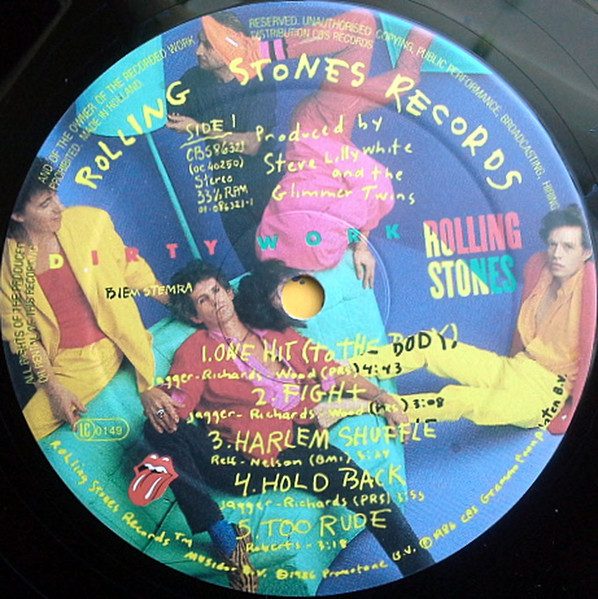 The Rolling Stones - Dirty Work | Rolling Stones Records (465953 1) - 4