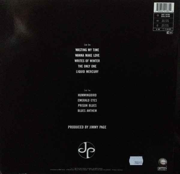 Jimmy Page - Outrider | Geffen Records (GEF24188) - 2