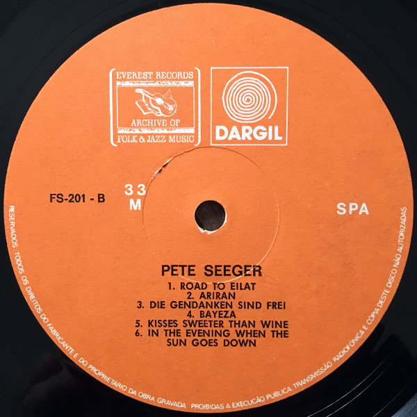 Pete Seeger - Pete Seeger | Everest Records Archive Of Folk & Jazz Music (FS-201) - 3