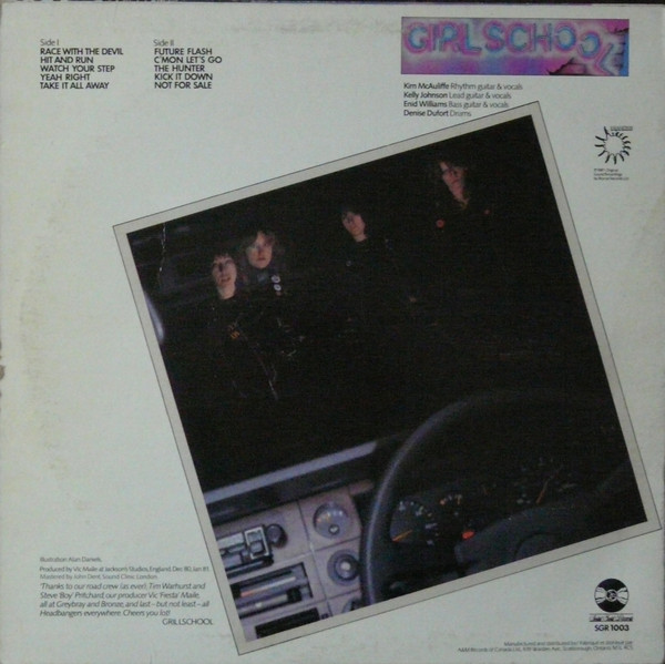 Girlschool - Hit And Run | Solid Gold Records (SGR 1003) - 2 Girlschool - Hit And Run | Solid Gold Records (SGR 1003) - 2