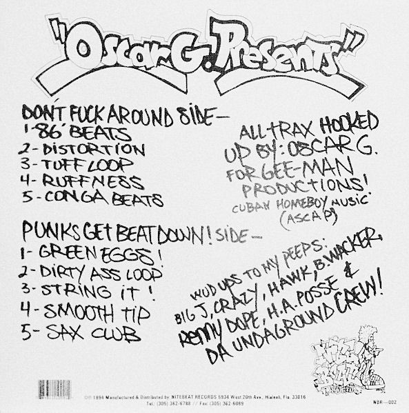 Oscar Gaetan Presents Gee-Man - Gee-Man's Trax To Jack Volume 1 | Nitebeat (NBR 002) - 3
