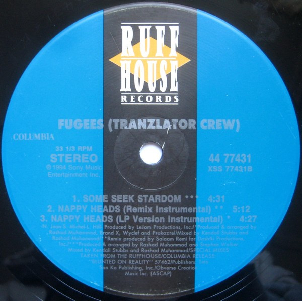 Fugees - Nappy Heads | Ruffhouse Records (44 77431) - 4 Fugees - Nappy Heads | Ruffhouse Records (44 77431) - 4