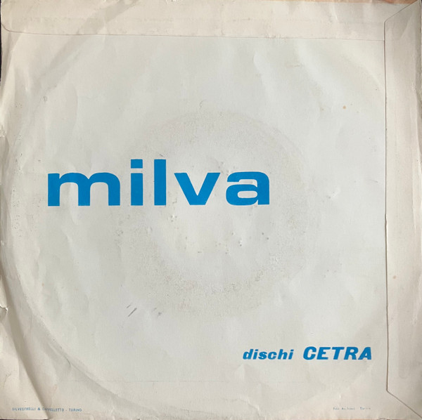 Milva - Quando Sarai Più Grande / Per Sempre, Per Sempre | Cetra (SP 1273) - 2 Milva - Quando Sarai Più Grande / Per Sempre, Per Sempre | Cetra (SP 1273) - 2