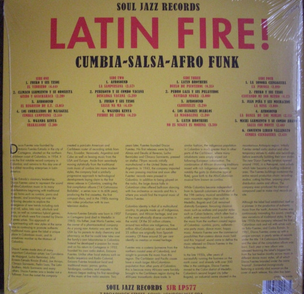 Various - Latin Fire! Tropical Dance Music from Discos Fuentes, Colombia 1956-83 | Soul Jazz Records (SJR LP577) - 2
