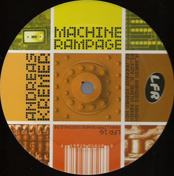 Andreas Kremer - Machine Rampage | Lifeform Recordings (LFR 16) - main