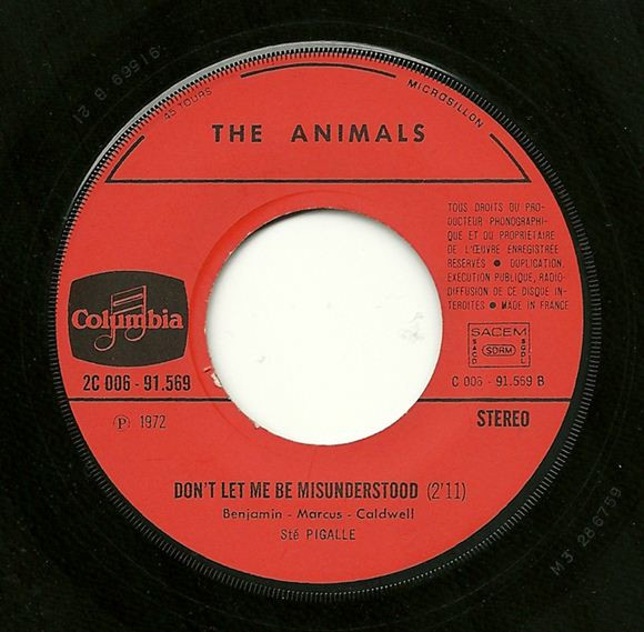 The Animals - House Of The Rising Sun / Don't Let Me Be Misunderstood | Columbia (2C 006 91569) - 4 The Animals - House Of The Rising Sun / Don't Let Me Be Misunderstood | Columbia (2C 006 91569) - 4