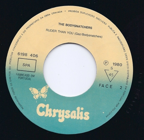 The Bodysnatchers - Let's Do Rock Steady | Chrysalis (6198 406) - 4