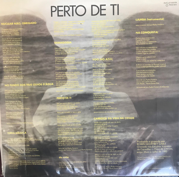 Lena D'Água & Atlântida - Perto De Ti | Valentim De Carvalho (3VCLP 10019) - 4