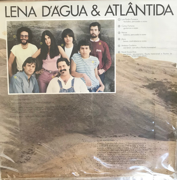 Lena D'Água & Atlântida - Perto De Ti | Valentim De Carvalho (3VCLP 10019) - 3