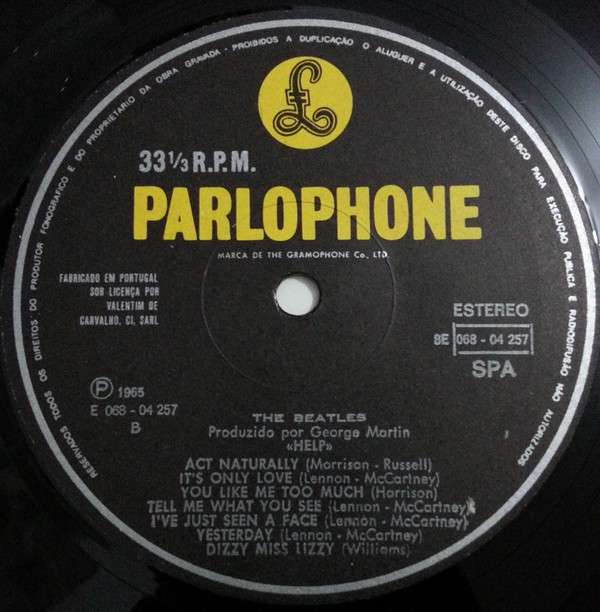 The Beatles - Help! | Parlophone (11c 07404257) - main