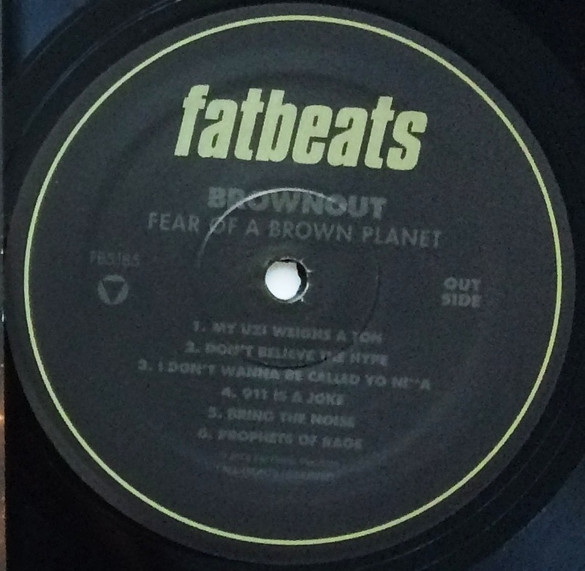 Brownout - Fear Of A Brown Planet | Fat Beats (FB5185) - 3 Brownout - Fear Of A Brown Planet | Fat Beats (FB5185) - 3