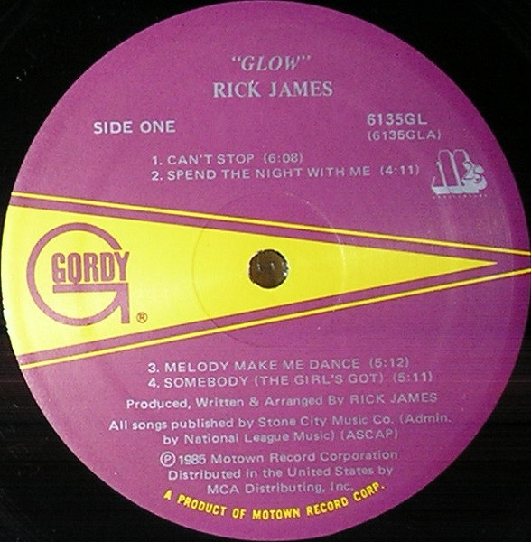 Rick James - Glow | Gordy (6135 GL) - 3 Rick James - Glow | Gordy (6135 GL) - 3