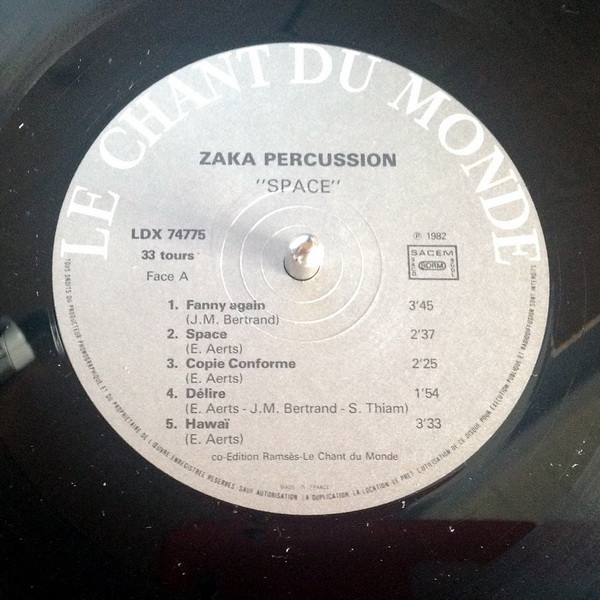 Zaka Percussion - Space | Le Chant Du Monde (LDX 74775) - 4 Zaka Percussion - Space | Le Chant Du Monde (LDX 74775) - 4