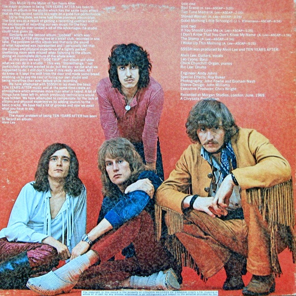 Ten Years After - Ssssh. | Deram (DES 18029) - 3 Ten Years After - Ssssh. | Deram (DES 18029) - 3