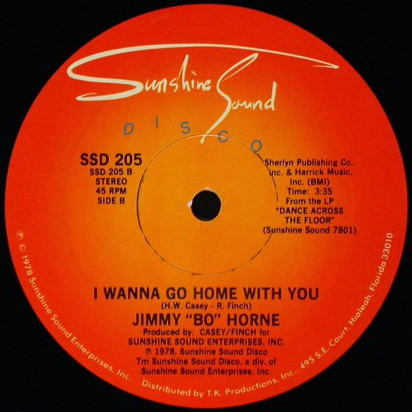 Jimmy "Bo" Horne - Spank | Sunshine Sound Disco (SSD 205) - 2