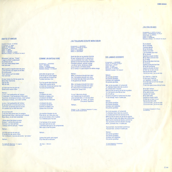 Jeane Manson - Jeane Manson | CBS (CBS 84942) - 4