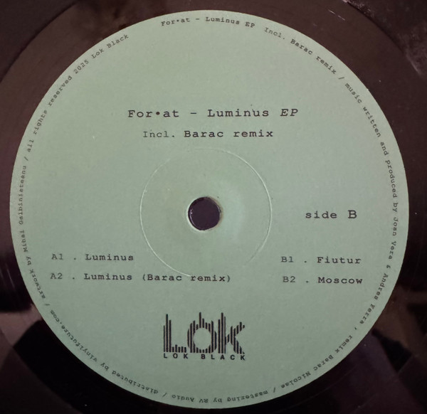 For•at - Luminus EP | LOK Records (LOKBLK001) - 2