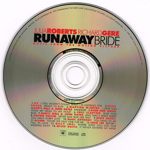 Various - Runaway Bride (Music From The Motion Picture) | Sony Music Soundtrax (CK 69923) - 3 Various - Runaway Bride (Music From The Motion Picture) | Sony Music Soundtrax (CK 69923) - 3