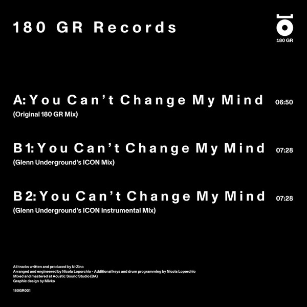 N-Zino - Music & Territory | 180 GR Records (180GR001) - 2 N-Zino - Music & Territory | 180 GR Records (180GR001) - 2