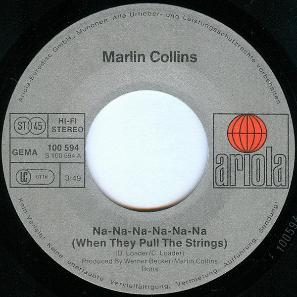 Marlin Collins - Na-Na-Na-Na-Na-Na (When They Pull The Strings) / You Are | Ariola (100 594) - 2
