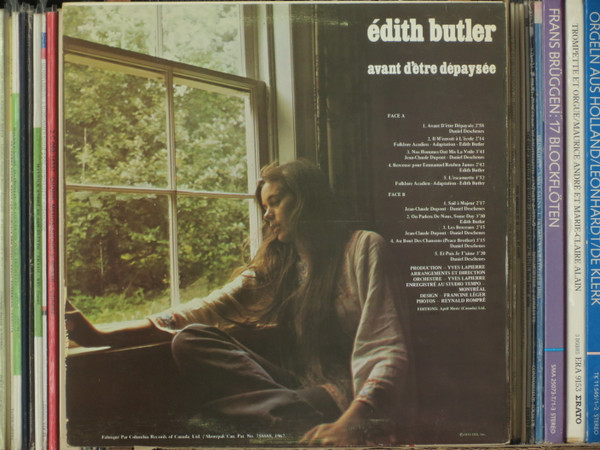Edith Butler - Avant D'Être Dépaysée | Columbia (FS-90156) - 2 Edith Butler - Avant D'Être Dépaysée | Columbia (FS-90156) - 2