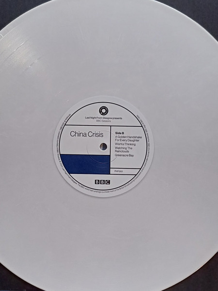 China Crisis - Last Night From Glasgow Presents BBC Sessions 1982-1983 LP - WHITE | Last Night From Glasgow (PNFG53) - 4