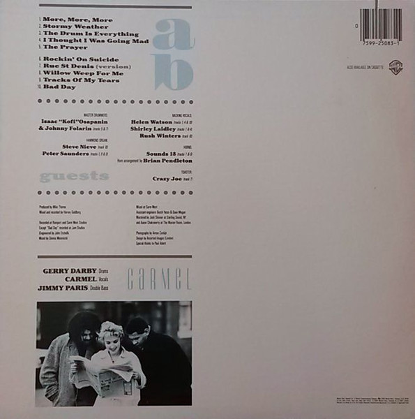 Carmel - The Drum Is Everything | Warner Bros. Records (25083-1) - 2 Carmel - The Drum Is Everything | Warner Bros. Records (25083-1) - 2