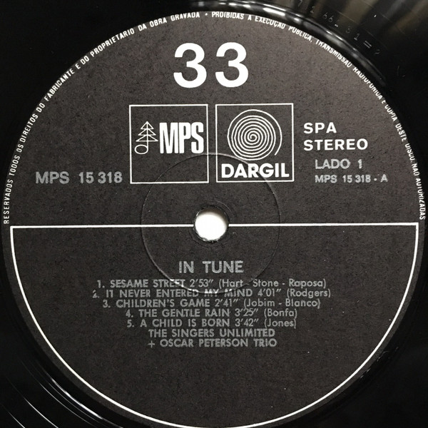 The Oscar Peterson Trio + The Singers Unlimited - In Tune | MPS Records (MPS 15318) - 3