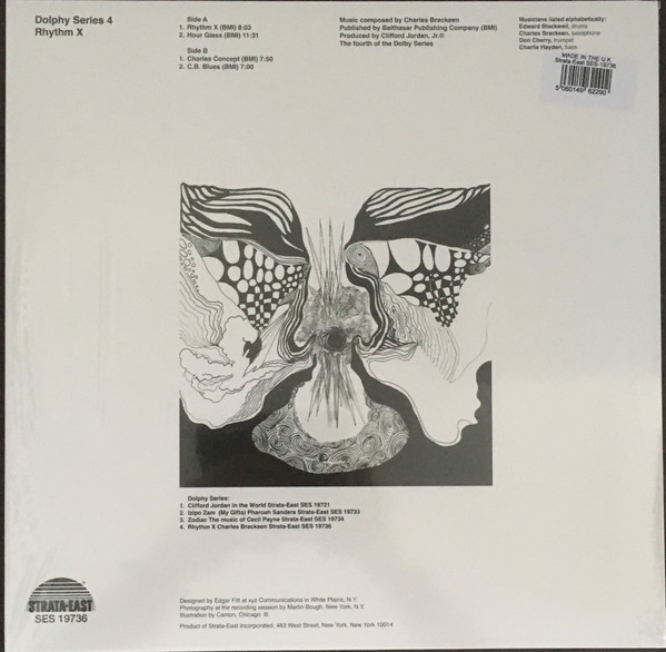 Charles Brackeen - Rhythm X (The Music Of Charles Brackeen) | Strata-East (SES-19736) - 3