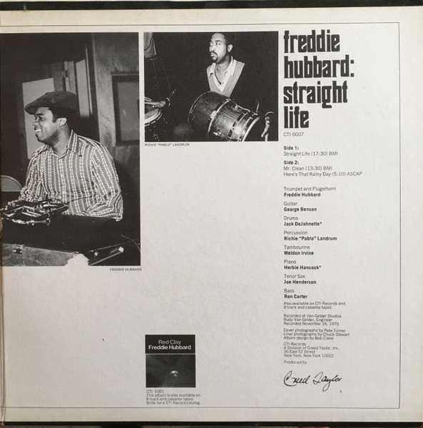 Freddie Hubbard - Straight Life | CTI Records (CTI 6007) - 4