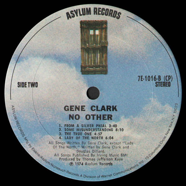 Gene Clark - No Other [Vinyl] | Asylum Records (7E-1016) - 4