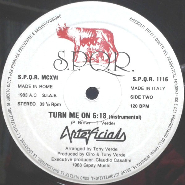 Arteficials - Turn Me On | S.P.Q.R. (SPQR MCXVI) - 3