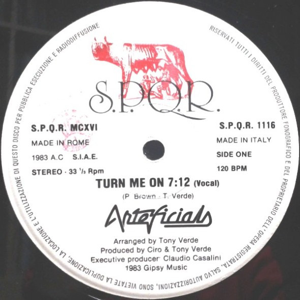 Arteficials - Turn Me On | S.P.Q.R. (SPQR MCXVI) - 2