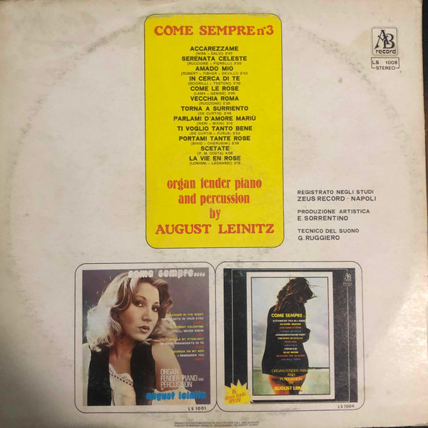 August Leinitz - Come Sempre N° 3 | AB Record (LS 1008) - 2 August Leinitz - Come Sempre N° 3 | AB Record (LS 1008) - 2