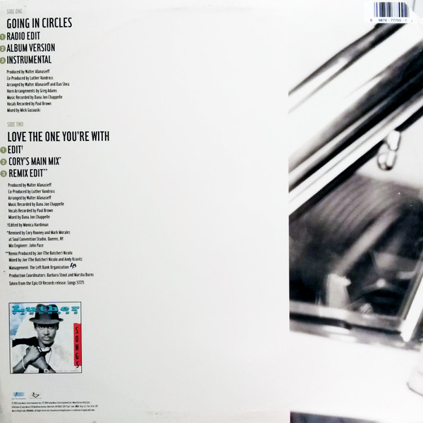 Luther Vandross - Going In Circles / Love The One You're With | Epic (49 77755) - 2 Luther Vandross - Going In Circles / Love The One You're With | Epic (49 77755) - 2