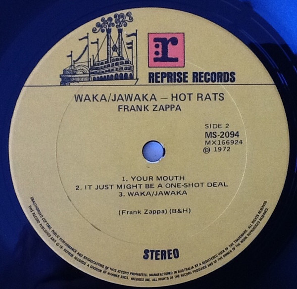 Frank Zappa - Waka/Jawaka - Hot Rats | Bizarre Records (MS 2094) - 3